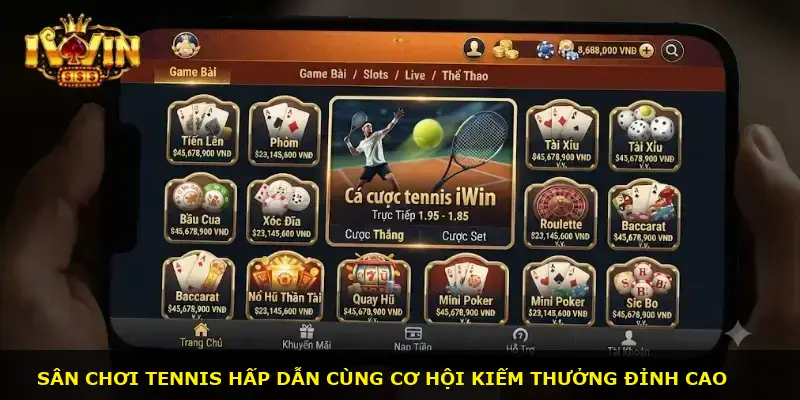 Cá cược tennis iWin - ảnh 1