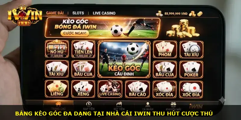 Kèo góc bóng đá iWin - ảnh 2