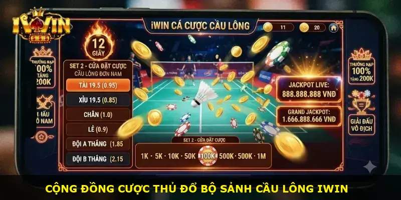 Cá cược cầu lông iWin - ảnh 1