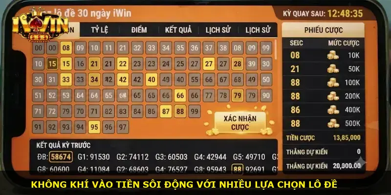Bảng lô đề 30 ngày iWin - ảnh 2