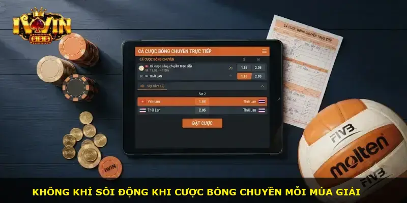 Cá cược bóng chuyền iWin - ảnh 1