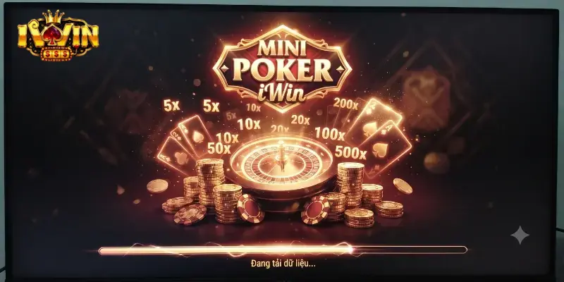 Mini Poker iWin trải nghiệm quay hũ hấp dẫn, thưởng lớn cực dễ